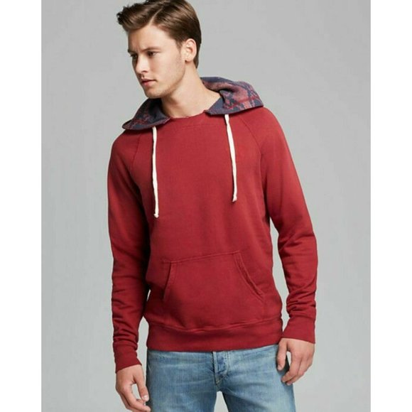 True Religion Other - True Religion Atwater Village Hoodie Sweatshirt Mens Medium Red Pullover USA